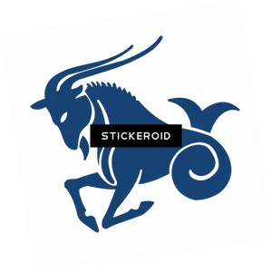 Capricorn Zodiac Sign Graphic PNG Image