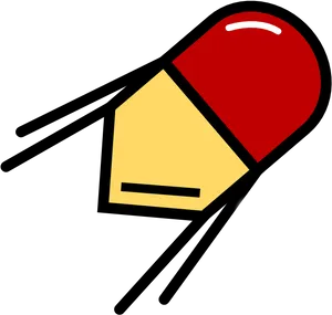 Capsule Pill Cartoon Illustration PNG Image