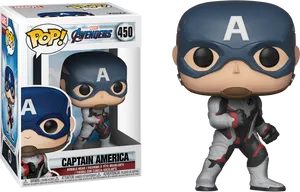 Captain America Funko Pop Figure PNG Image