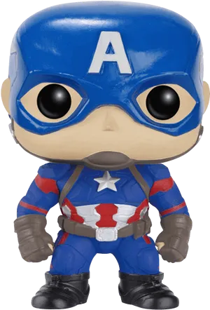 Captain America Funko Pop Figure PNG Image