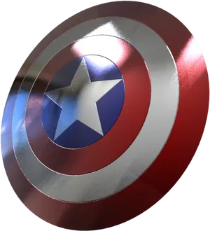 Captain America Shield Iconic Symbol PNG Image