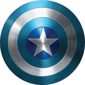 Captain America Shield Iconic Symbol PNG Image