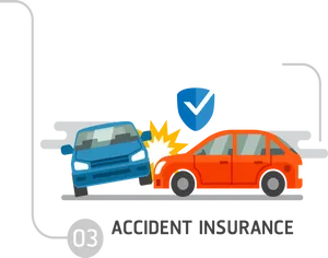 Car Accident Insurance Illustration PNG Image