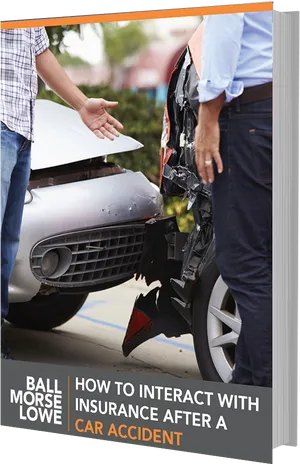 Car Accident Insurance Interaction Guide PNG Image