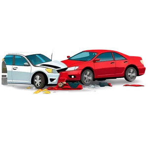 Car Crash Scene Png Tmt PNG Image