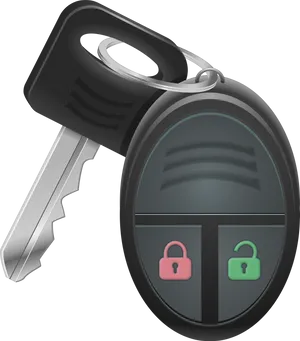 Car Keywith Remote Control Icon PNG Image