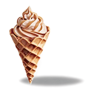 Caramel Waffle Cone Png Onf PNG Image