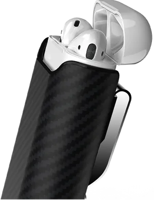 Carbon Fiber Case Airpods PNG