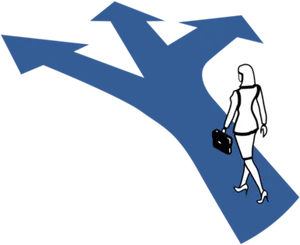 Career Path Choices Concept PNG