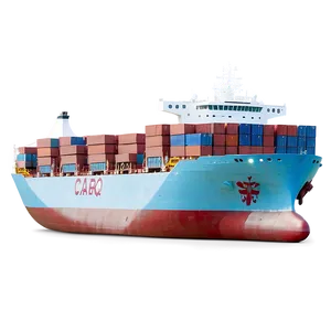 Cargo Ship At Sea Png Ffm PNG Image