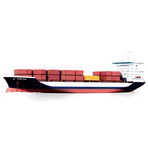 Cargo Ship At Sea Png Yrr PNG Image