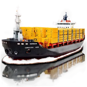 Cargo Ship D PNG Image