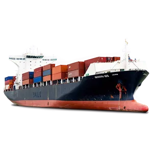 Cargo Ship Docked Png Iob PNG Image