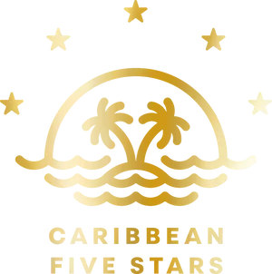 Caribbean Five Stars Logo PNG Image