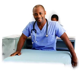 Caring Male Nurse Png Kpc31 PNG Image