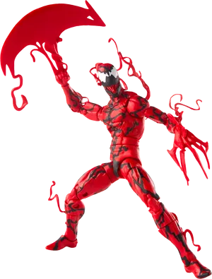 Carnage Character Action Pose PNG Image