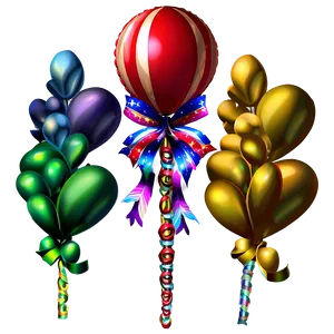 Carnival Balloon Decorations Png Qsh27 PNG Image