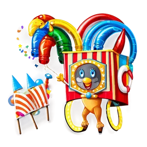 Carnival Celebration Scene Png Ykq43 PNG Image