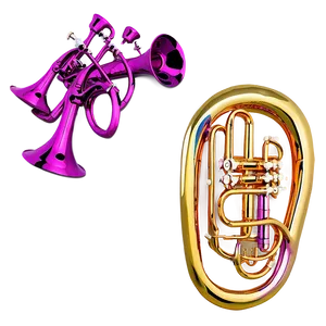 Carnival Fanfare Trumpets Png Vfb83 PNG Image