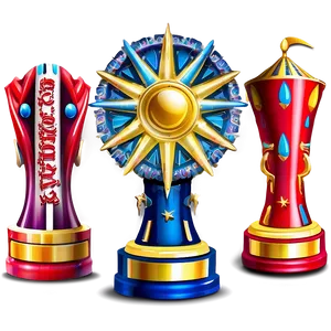 Carnival Prize Trophies Png Qpi26 PNG Image