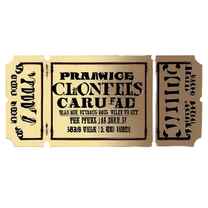 Carnival Raffle Ticket Png Lqn PNG Image