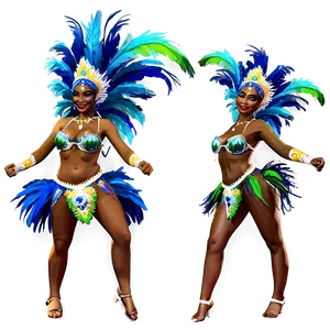 Carnival Samba Dancers Png 15 PNG Image