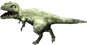 Carnotaurus Dinosaur Render PNG Image