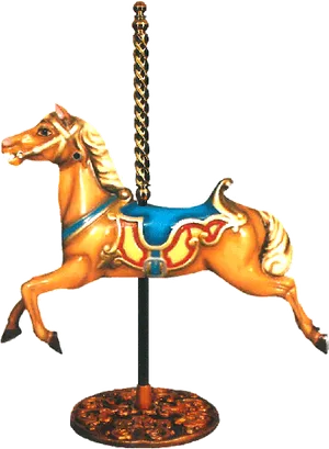 Carousel Horse Figurine PNG Image