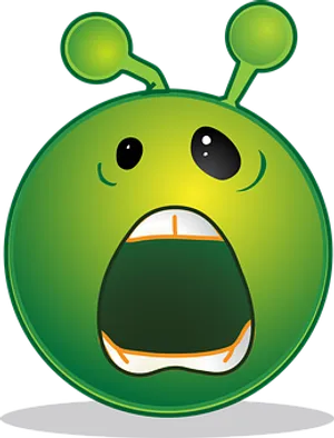 Cartoon Alien Character PNG Image