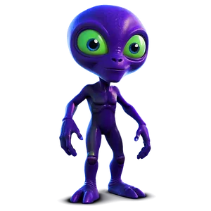 Cartoon Alien Character Png Svr PNG Image