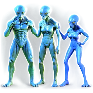 Cartoon Alien Family Png Ugd47 PNG Image