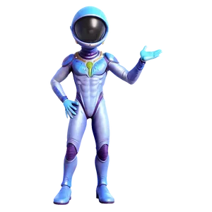 Cartoon Alien In Spacesuit Png Lqu PNG Image