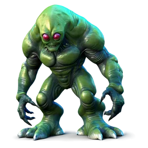 Cartoon Alien Monster Png Blp33 PNG Image