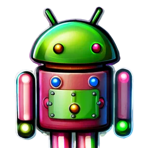 Cartoon Android Character Png Vyn35 PNG Image