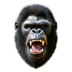 Cartoon Angry Gorilla Png 87 PNG Image