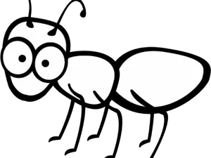 Cartoon Ant Illustration PNG Image