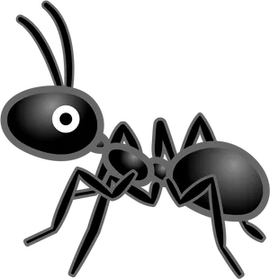 Cartoon Ant Illustration PNG Image