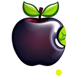 Cartoon Apple A PNG Image