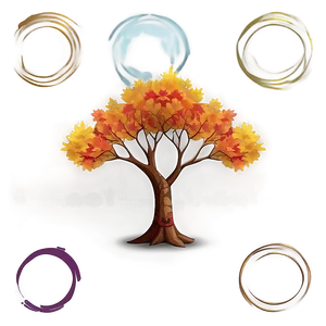 Cartoon Autumn Tree Png Dhh79 PNG Image