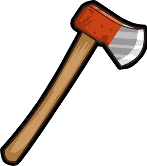 Cartoon Axe Illustration PNG Image