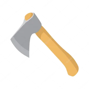 Cartoon Axe Illustration PNG Image