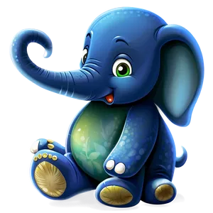 Cartoon Baby Elephant Image Png Dif PNG Image