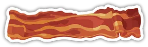 Cartoon Bacon Strip PNG Image