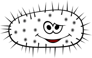 Cartoon Bacteria Character PNG Image