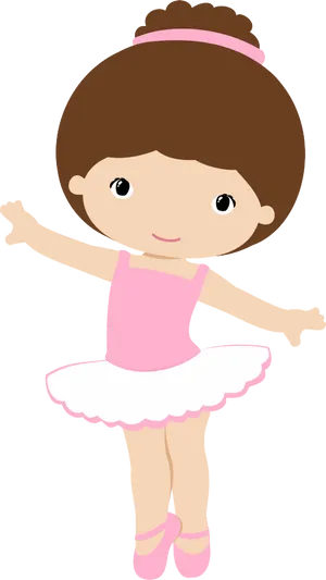 Cartoon Ballerina Character.png PNG