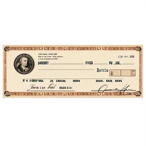 Cartoon Bank Check Drawing Png Ytl PNG Image