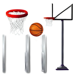 Cartoon Basketball Hoop Png Xyy20 PNG Image