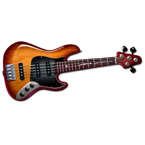 Cartoon Bass Guitar Png Smc27 PNG Image