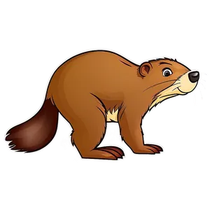 Cartoon Beaver Character Png 05242024 PNG Image