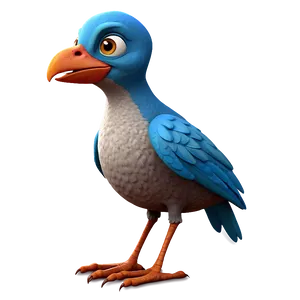 Cartoon Bird Character Png Wii PNG Image